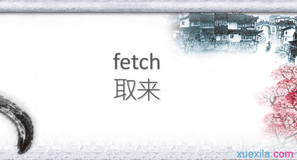 fetch